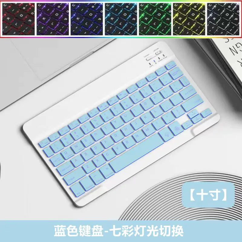 Wireless Bluetooth Backlit Keyboard & Mouse for iPad